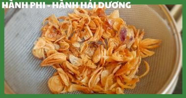 Cách làm hành phi chỉ trong 30 phút