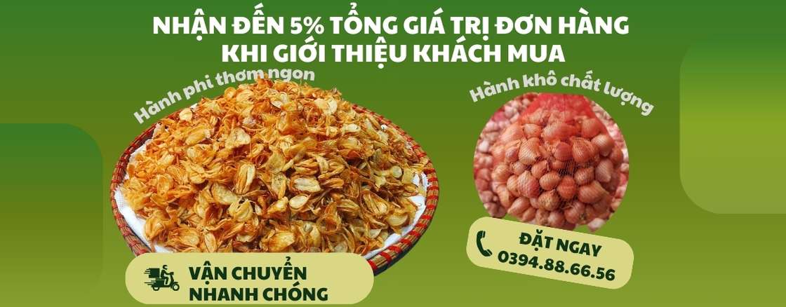 Banner hành Hải Dương, hành Kinh Môn chất lượng