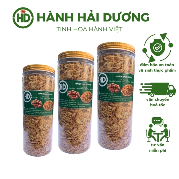 Hành khô phi sẵn của xưởng hành Hải Dương